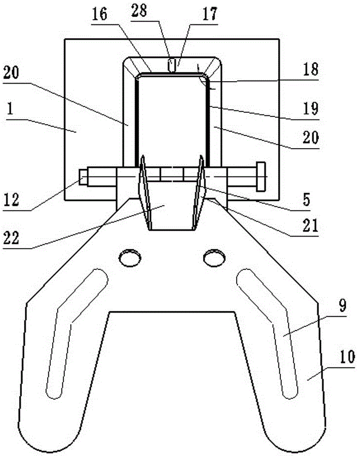 双扣槽鸭嘴点种组合装置的制作方法