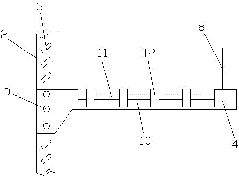 一種懸臂式貨架的制作方法與工藝