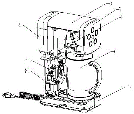 一种多功能自动冰沙咖啡机的制作方法与工艺