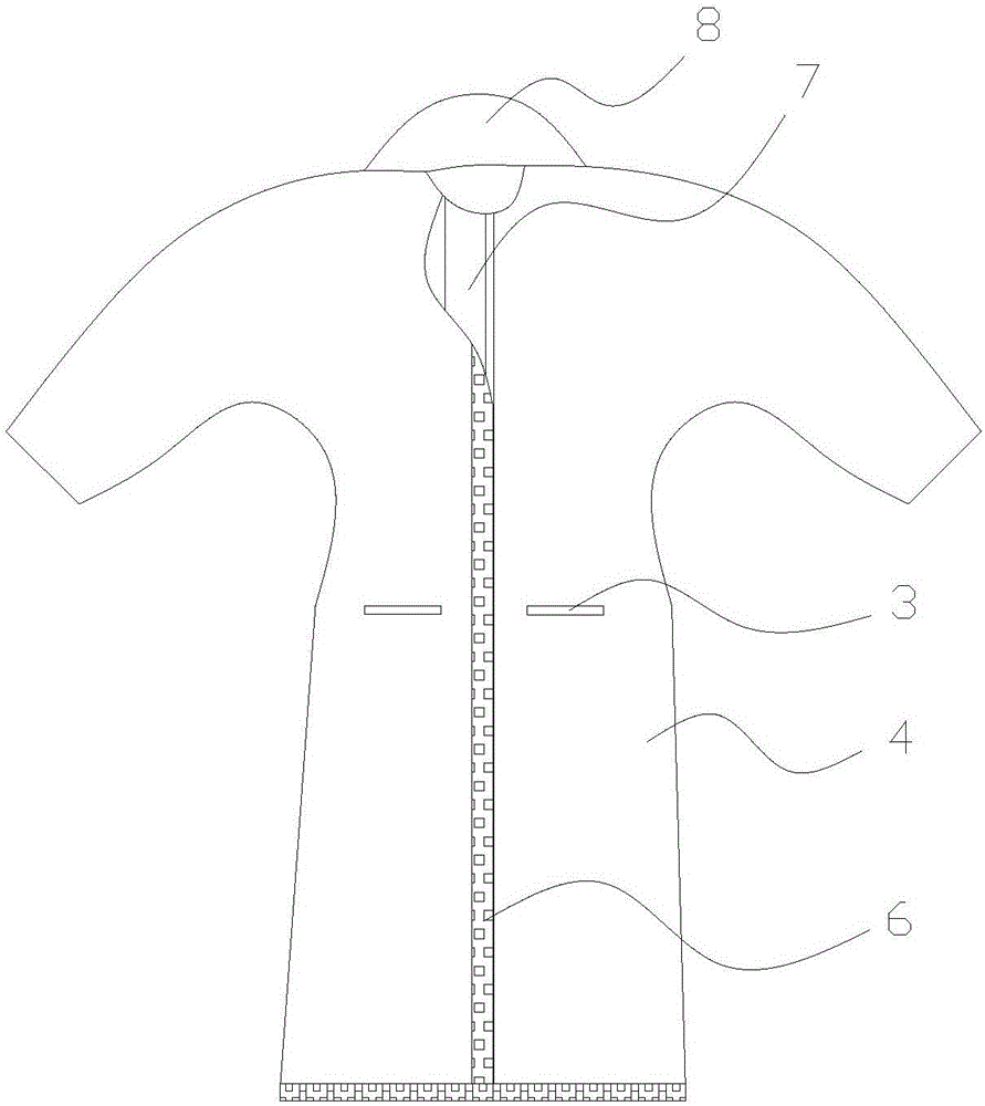 一种冬季野外探险服的制作方法与工艺