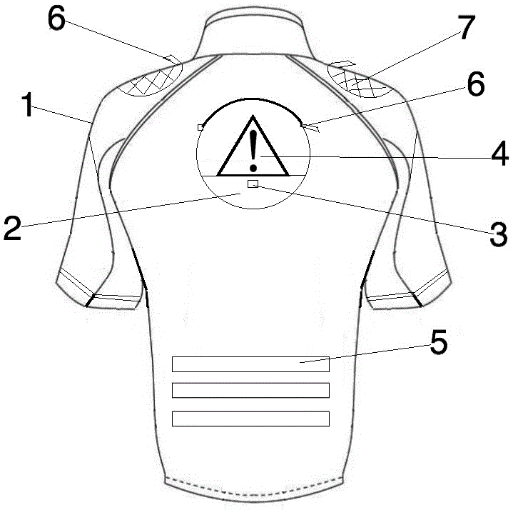 一种安全警示骑行服的制作方法与工艺