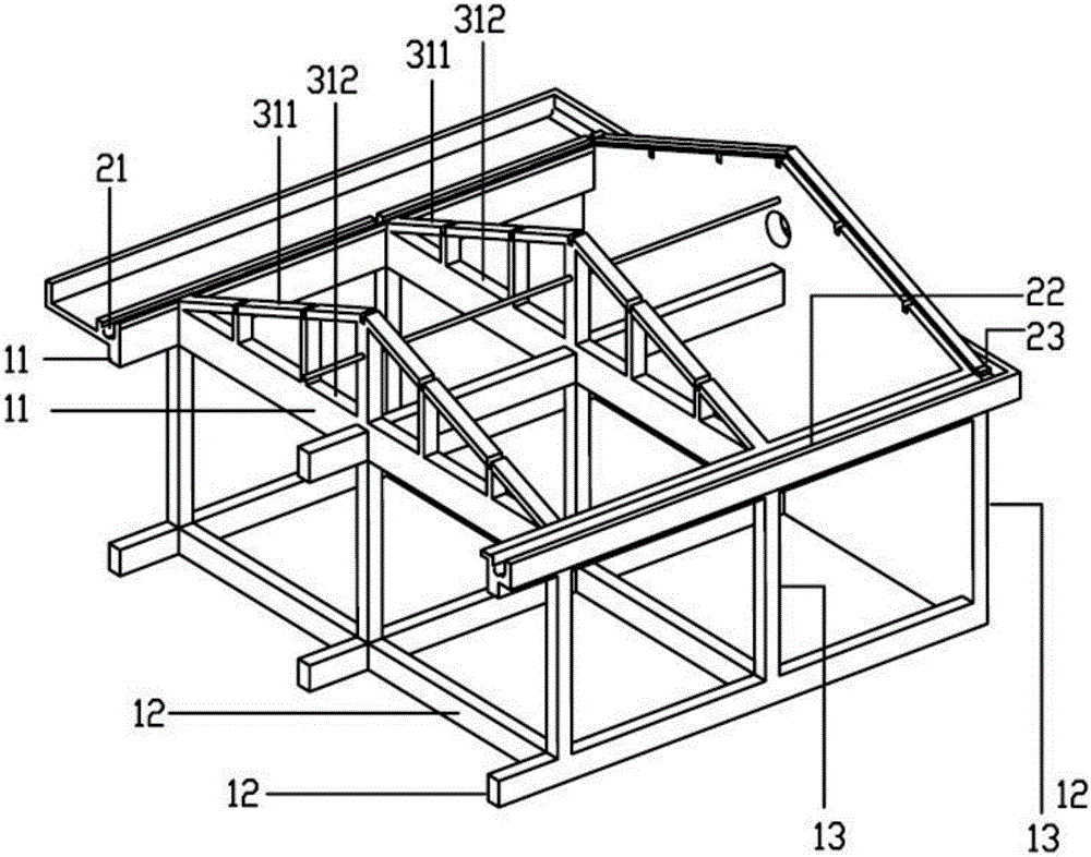 一种民建房屋构造的制作方法与工艺