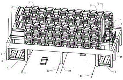 橫跨道路空中鋼構(gòu)層級堆垛車庫的制作方法與工藝