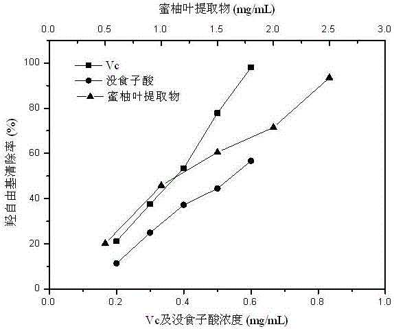 一種蜜柚葉提取物及其制備方法與應(yīng)用與流程