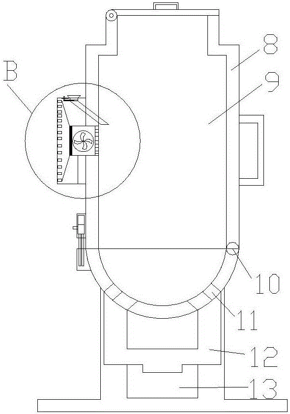 一種小型動(dòng)物高溫?zé)o害化生物處理設(shè)備的制作方法與工藝