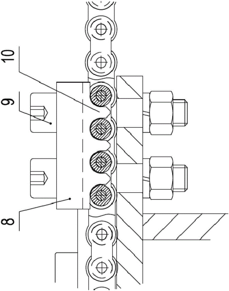 一种紧卷机夹紧辊链轮同步结构的制作方法与工艺