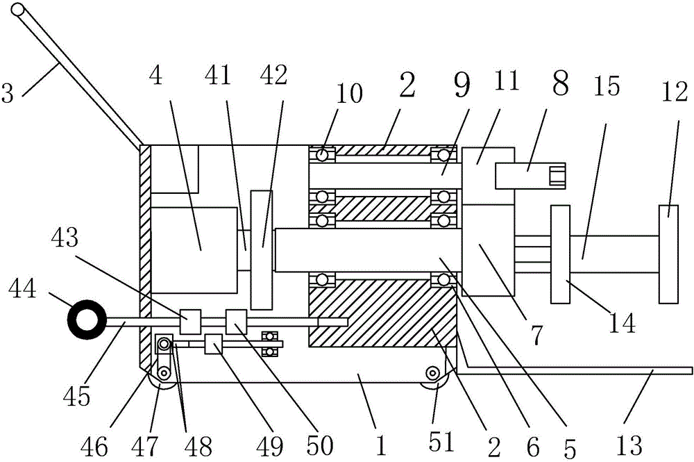 一種能鎖緊輪胎的電動(dòng)快速換胎裝置的制作方法