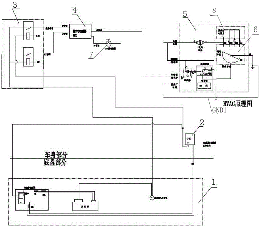 一種用于電動(dòng)汽車(chē)空調(diào)的控制電路的制作方法與工藝