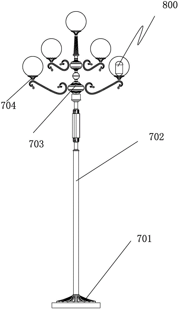 一種多頭客廳LED燈具的制作方法與工藝