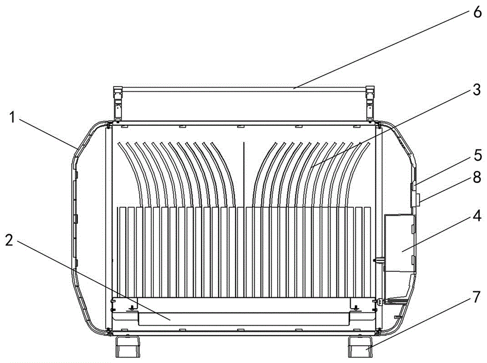 一种带有散热器的远红外电暖器的制作方法与工艺