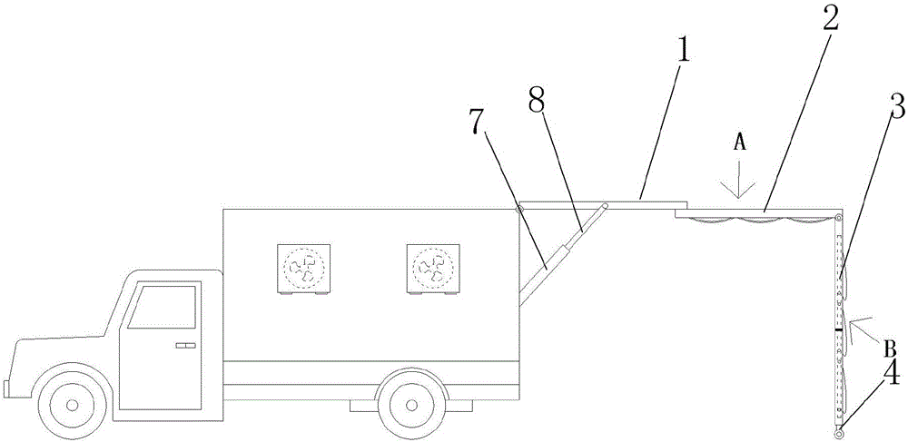 車廂后方可延展出操作間的車漆快修車的制作方法與工藝