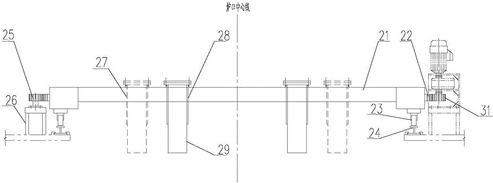 一種旋轉(zhuǎn)布料器的旋轉(zhuǎn)裝置的制作方法