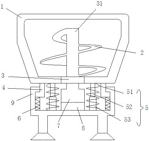 一種低噪音減震混凝土攪拌機的制作方法與工藝