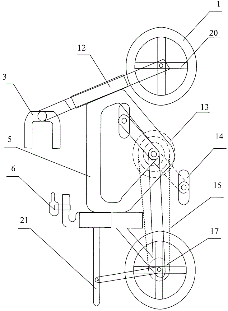 空气动能自行车的制作方法与工艺