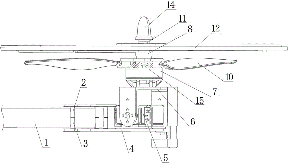一种舵机与舵机座的安装结构的制作方法与工艺