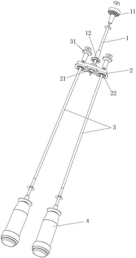 一種洗衣機吊桿組件及洗衣機的制作方法與工藝