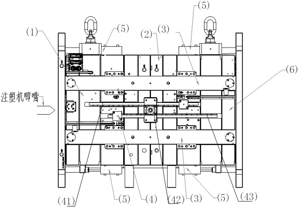 一种叠层注塑模具结构的制作方法与工艺