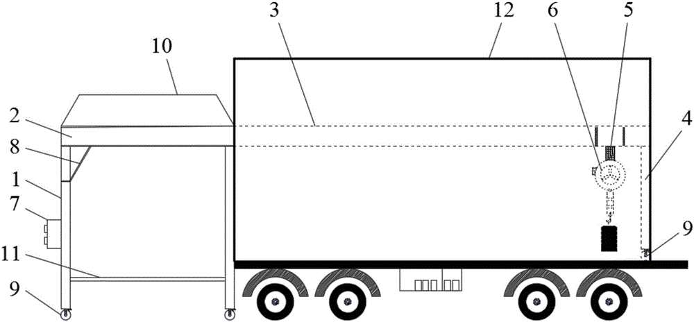 一種半自動龍門行車式裝柜機構(gòu)的制作方法與工藝