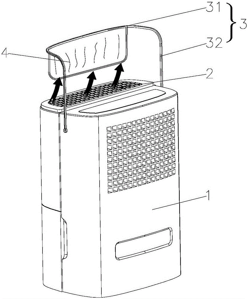 带一体转式晾衣杆的除湿机的制作方法与工艺