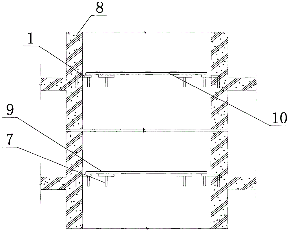 一种电梯井道软硬防护结构的制作方法与工艺