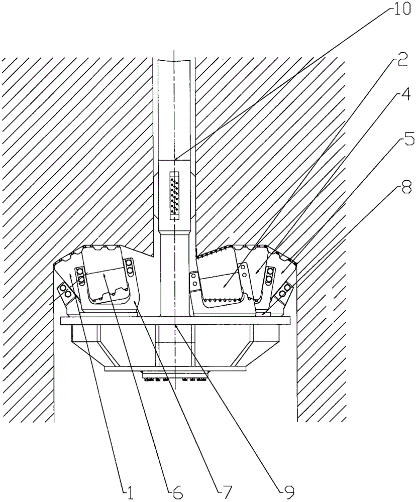 一種新型反井鉆機(jī)鉆頭的制作方法與工藝