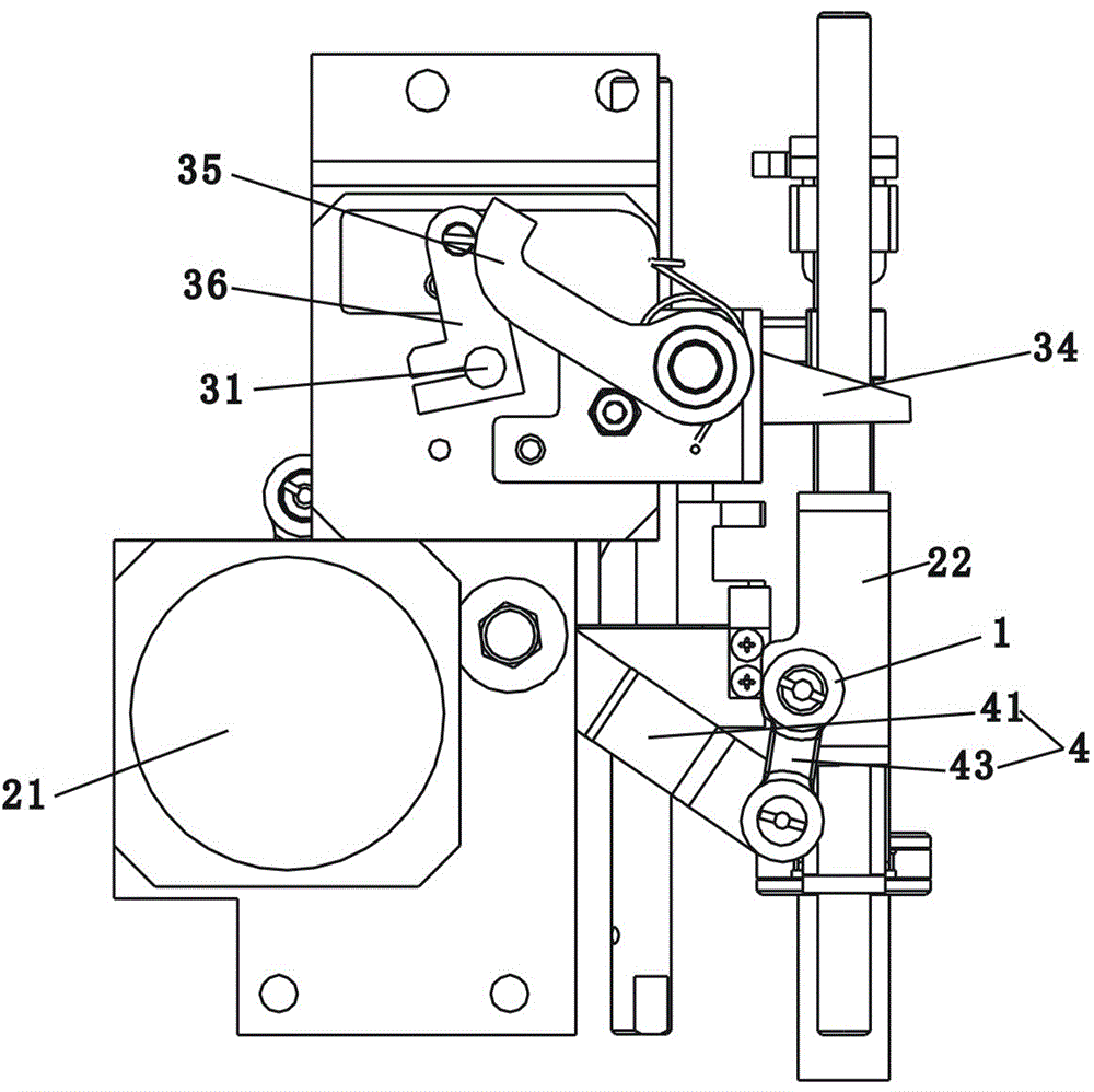 针杆分离机构的制作方法与工艺