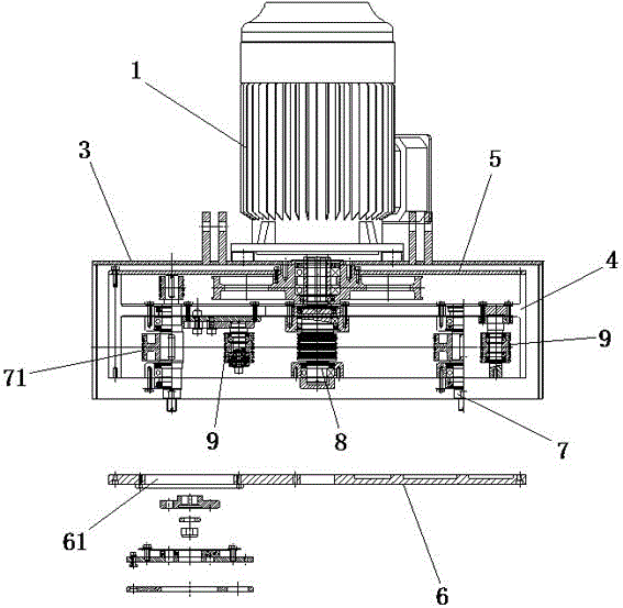 带传动研磨机传动箱结构的制作方法与工艺