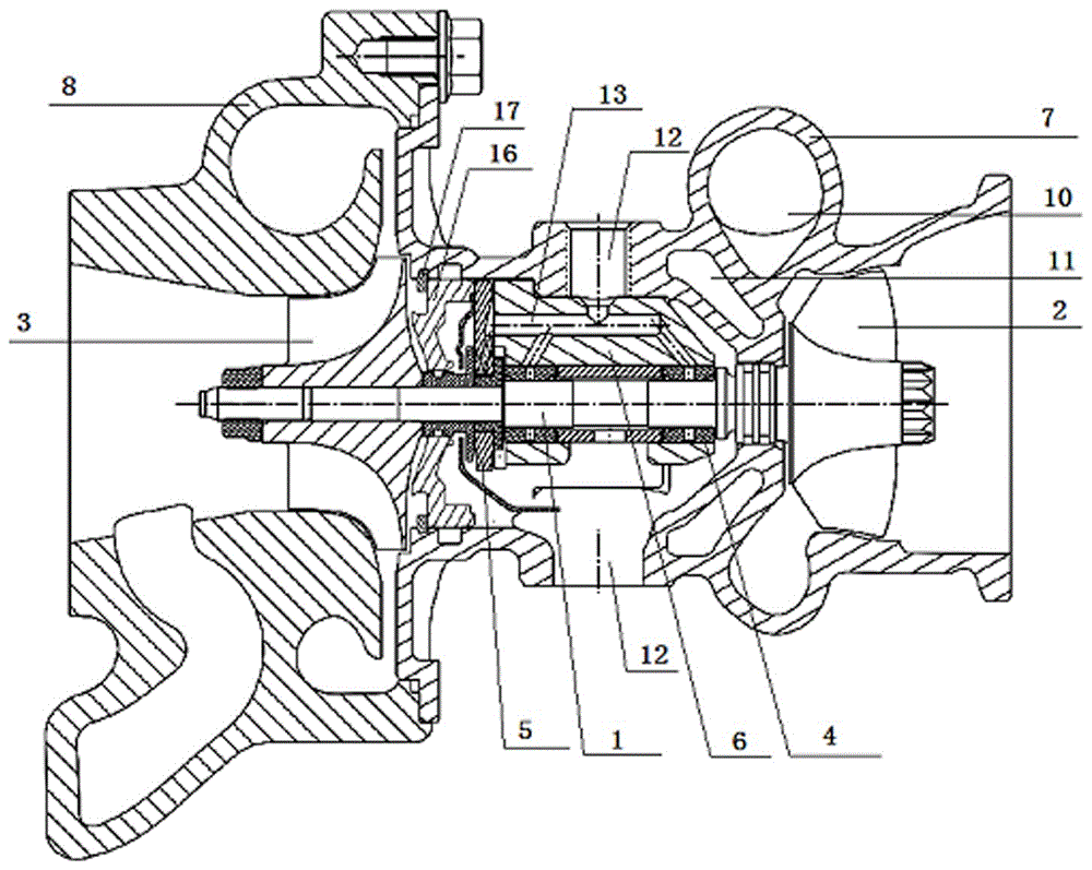 一種集成式車用混流渦輪增壓器的制作方法與工藝