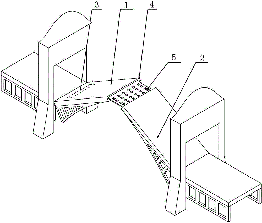 开合桥的防坠落装置的制作方法