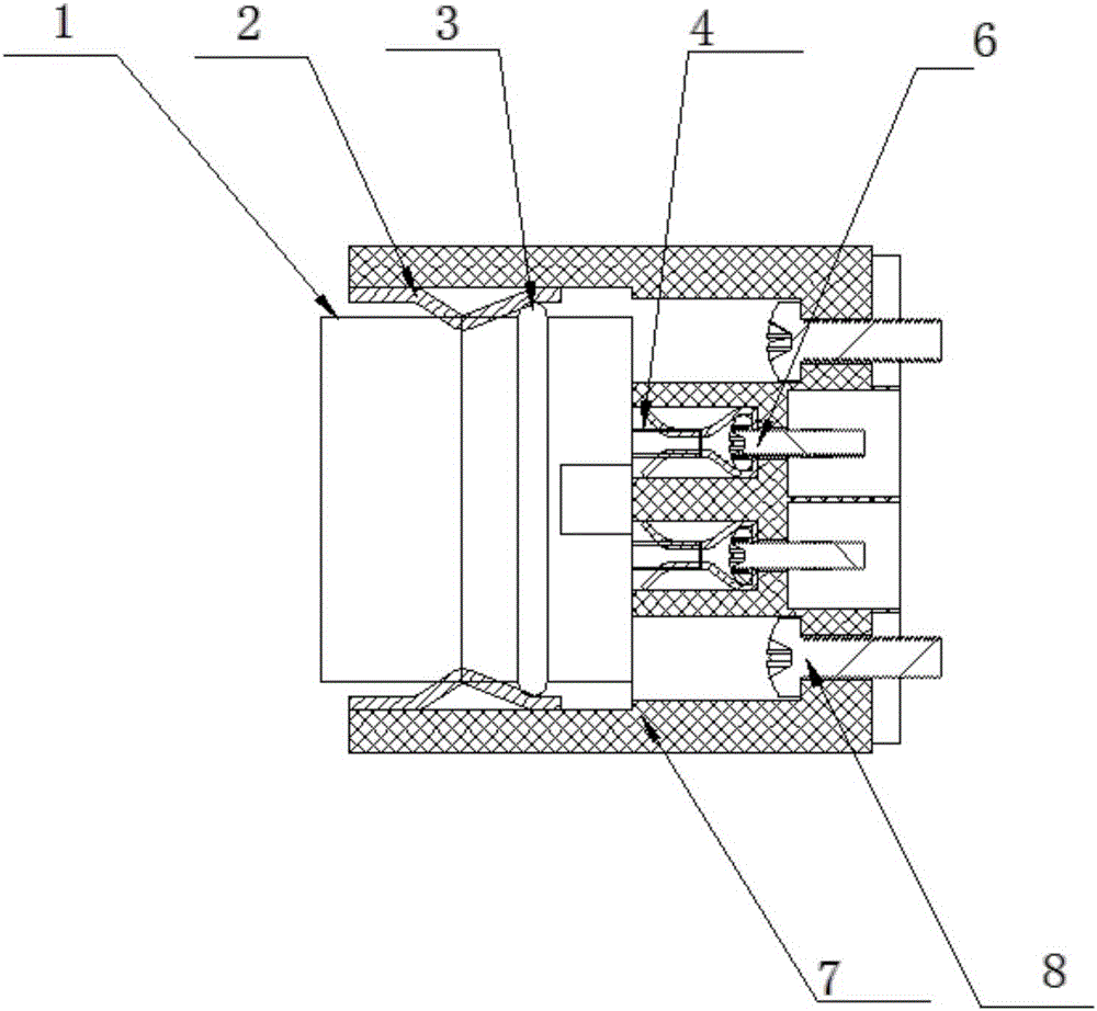 一種直插式RGBWY燈專用燈具的制作方法與工藝