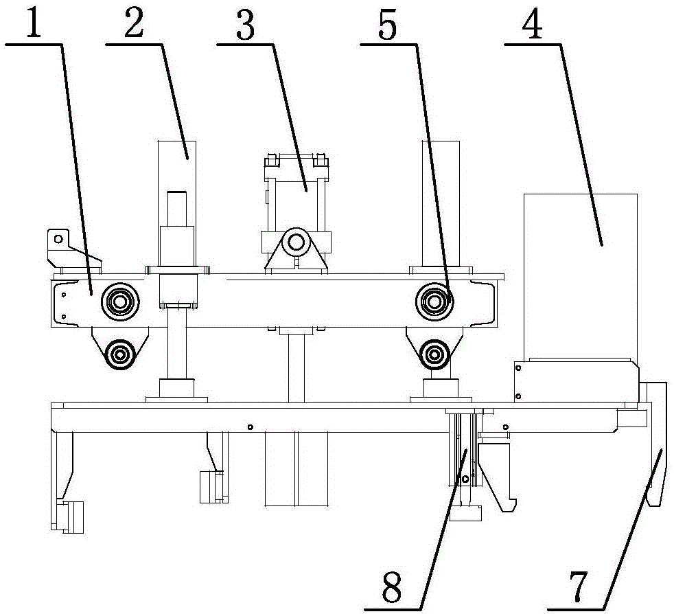 灌粉工裝轉(zhuǎn)運(yùn)裝置的制作方法