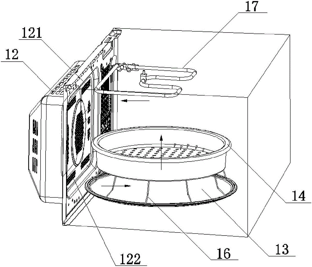 空气炸锅微波炉的制作方法与工艺