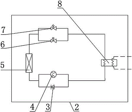 一种双冷源新型背板热管制冷空调系统的制作方法与工艺