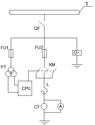 一種高壓開關(guān)柜繼電器室接地保護裝置的制作方法