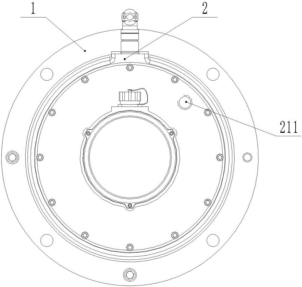 用于內(nèi)轉(zhuǎn)子盤式電機的氣動制動裝置的制作方法