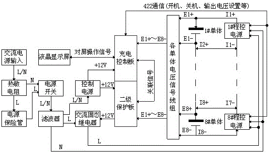 一種鋰電池組串聯(lián)長線充電裝置的制作方法