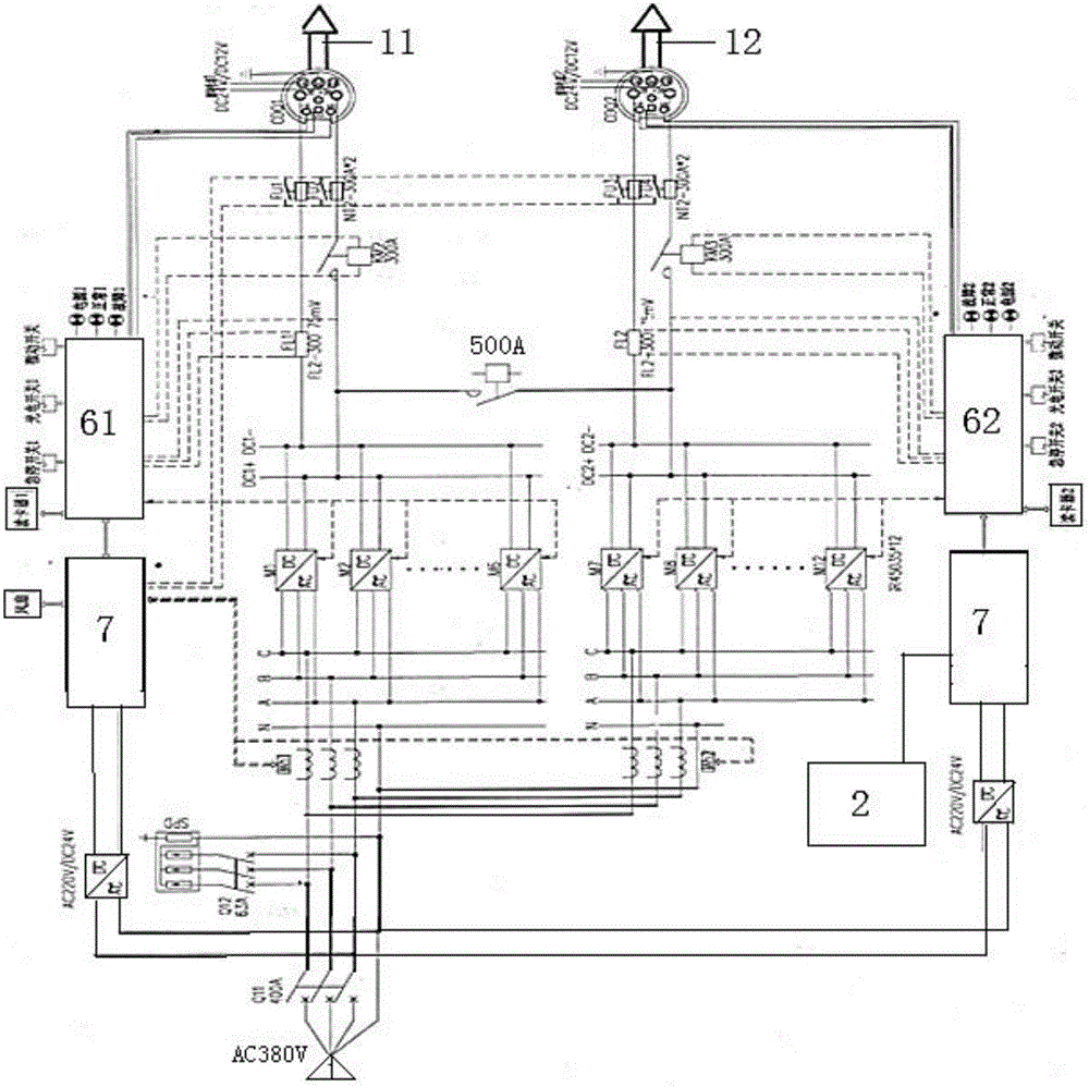 一種大容量一機(jī)兩充直流充電樁的制作方法與工藝