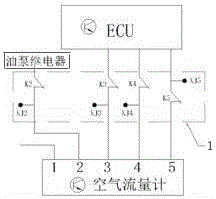 熱膜式汽車空氣流量計傳感器的故障設置盒的制作方法與工藝