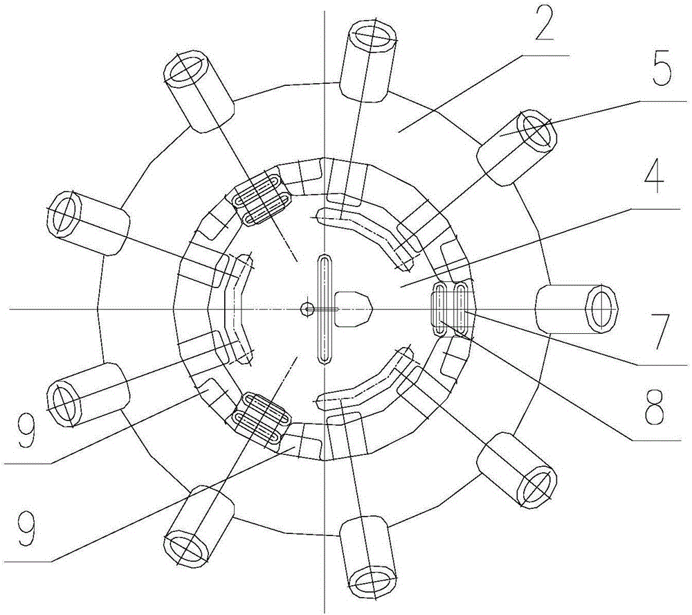 一種無勵磁盤形中性點調(diào)壓分接開關(guān)的靜觸頭結(jié)構(gòu)的制作方法與工藝