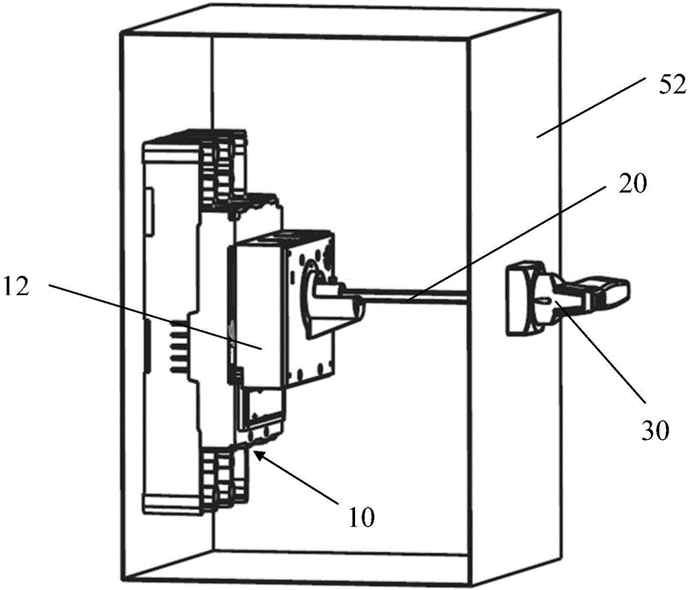 旋转手柄装置和电气柜的制作方法