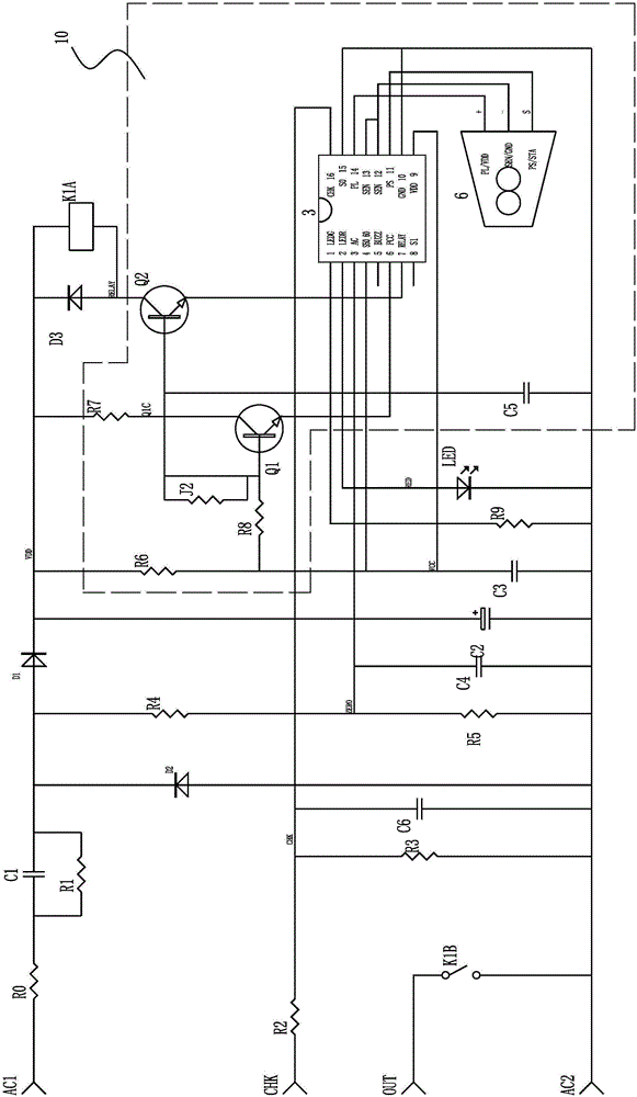 一种熨斗的传感控制电路的制作方法与工艺