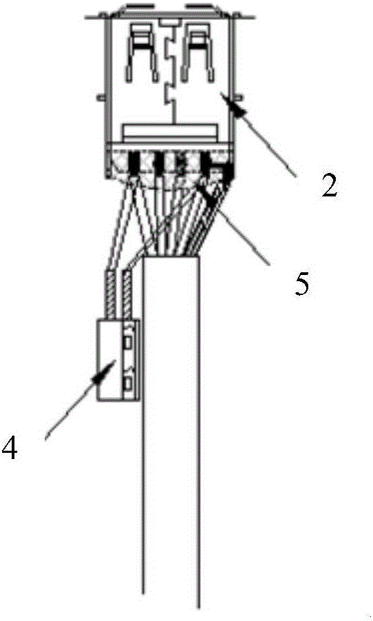 一種高速USB連接線纜結(jié)構(gòu)的制作方法與工藝