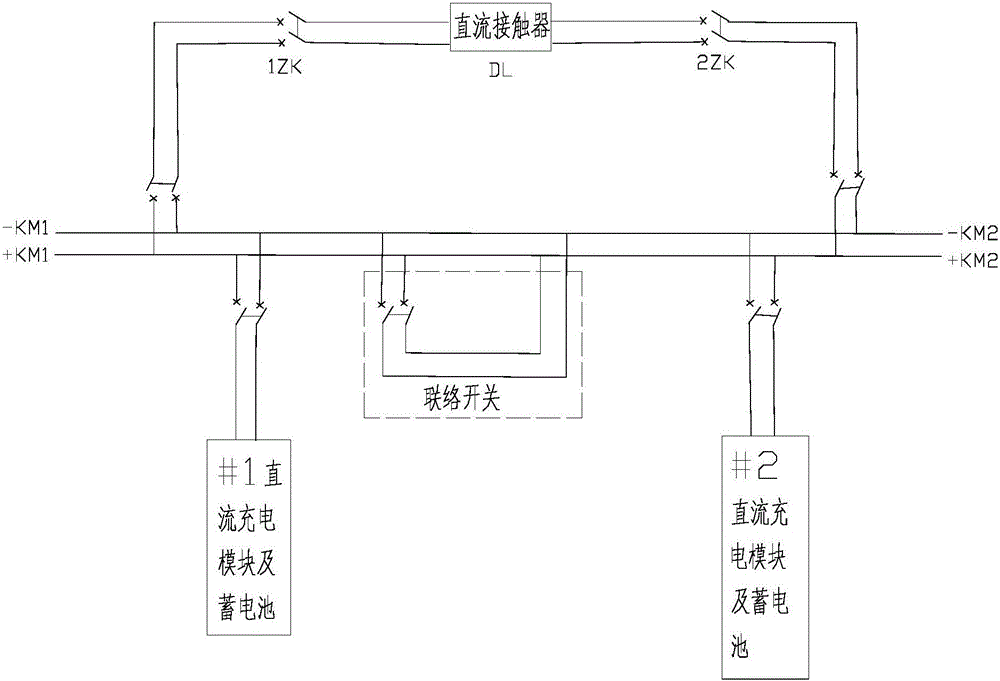 一種直流小母線聯(lián)絡(luò)開關(guān)閉鎖裝置的制作方法