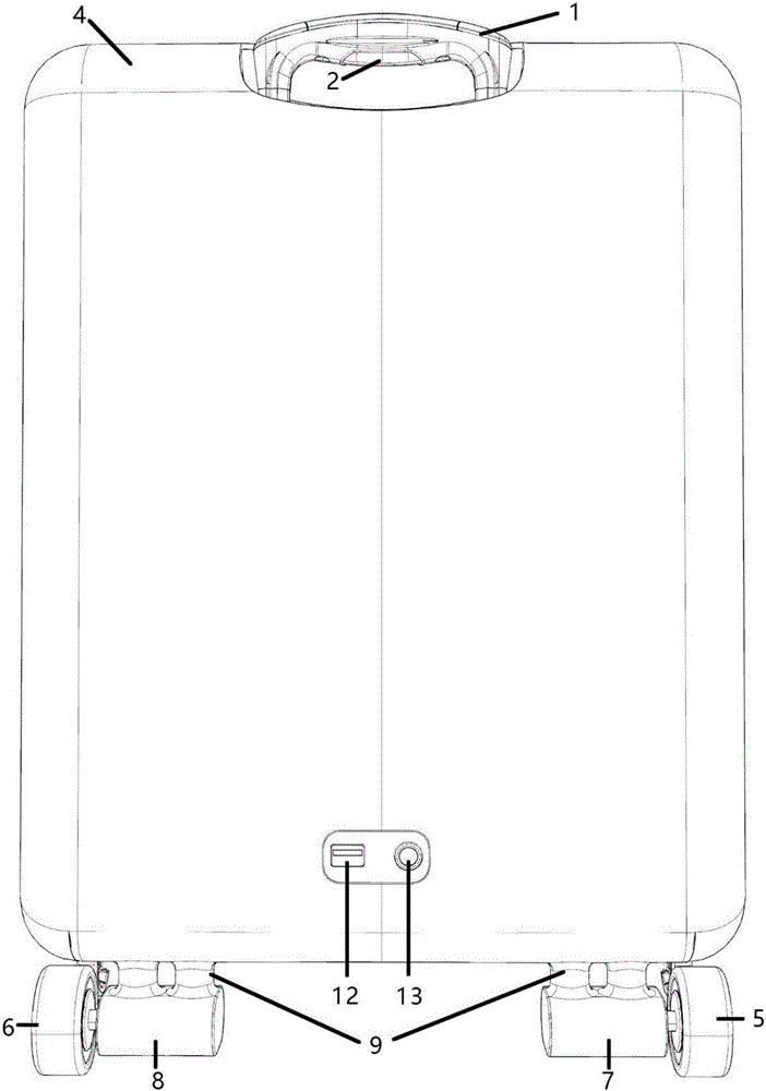 智能助力行李箱的制作方法与工艺