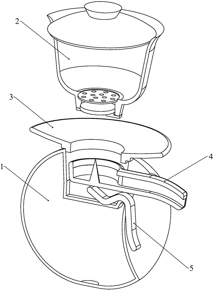 一種自動出水茶具的制作方法與工藝