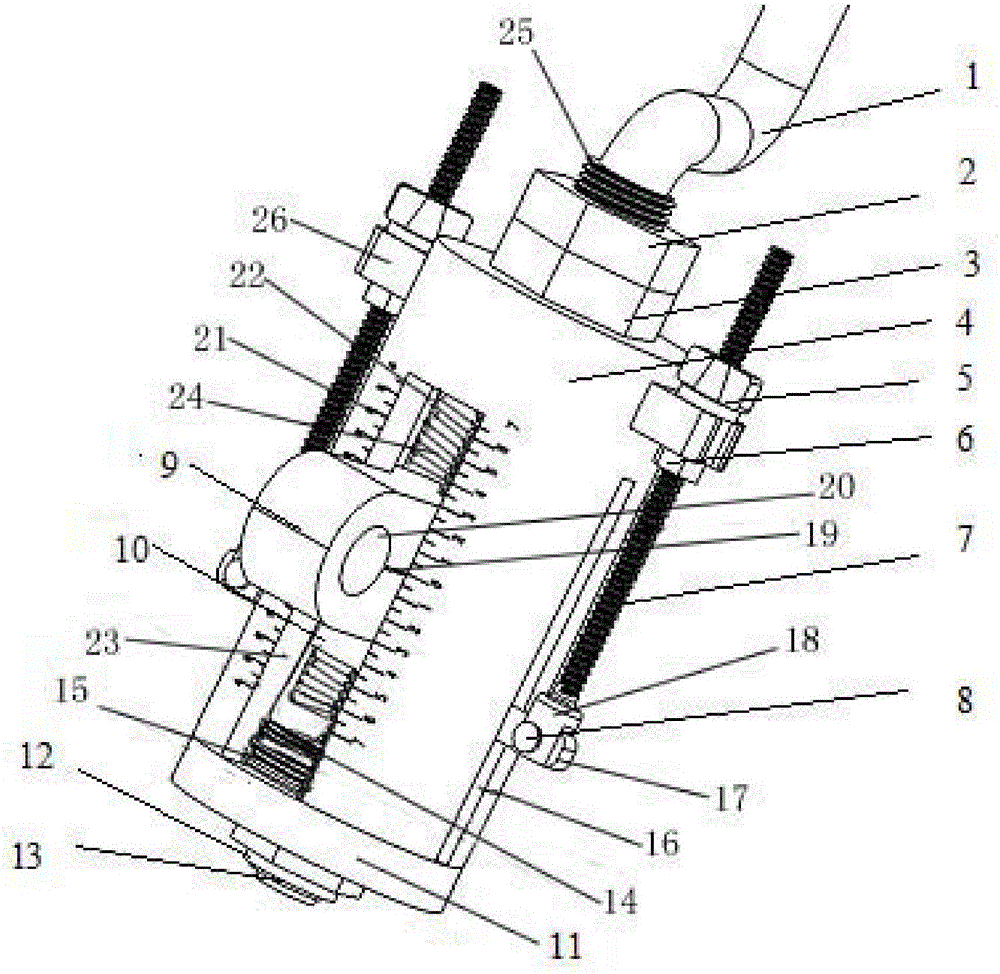 一种对称螺栓定位式无隙高度调节装置的制造方法