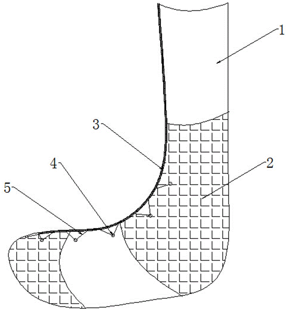 脚骨折护理袜的制造方法与工艺