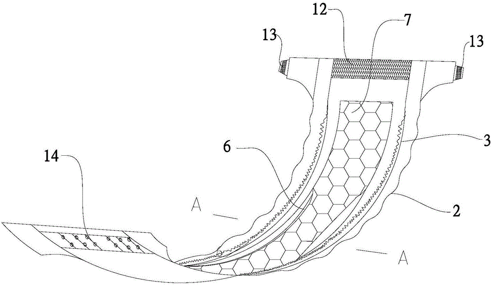 一種懸浮沙漏型不斷層芯體紙尿褲的制造方法與工藝