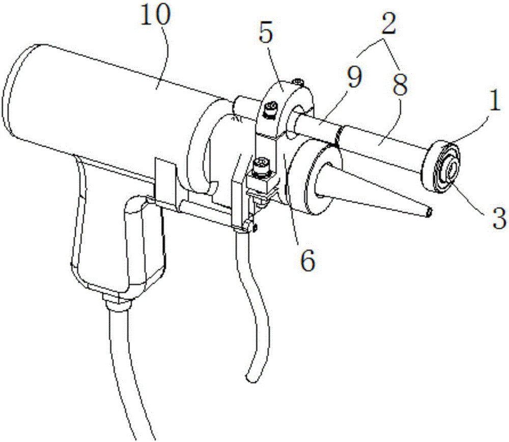 气动涂胶枪辅具及气动涂胶枪的涂胶方法与制造工艺