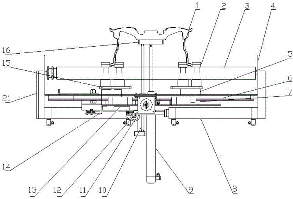 用于铝合金轮毂轮型识别的机械测量装置的制造方法